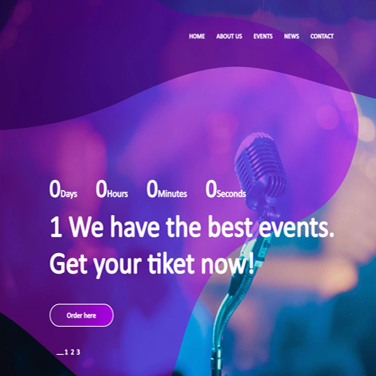 Agenda – website template