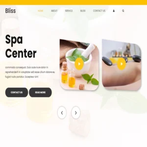 Bliss website template