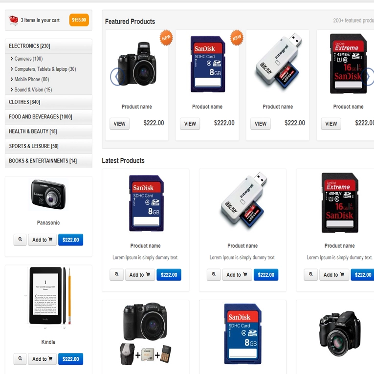 Bootshop - website template - Image 2
