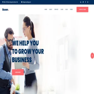 Buson website template