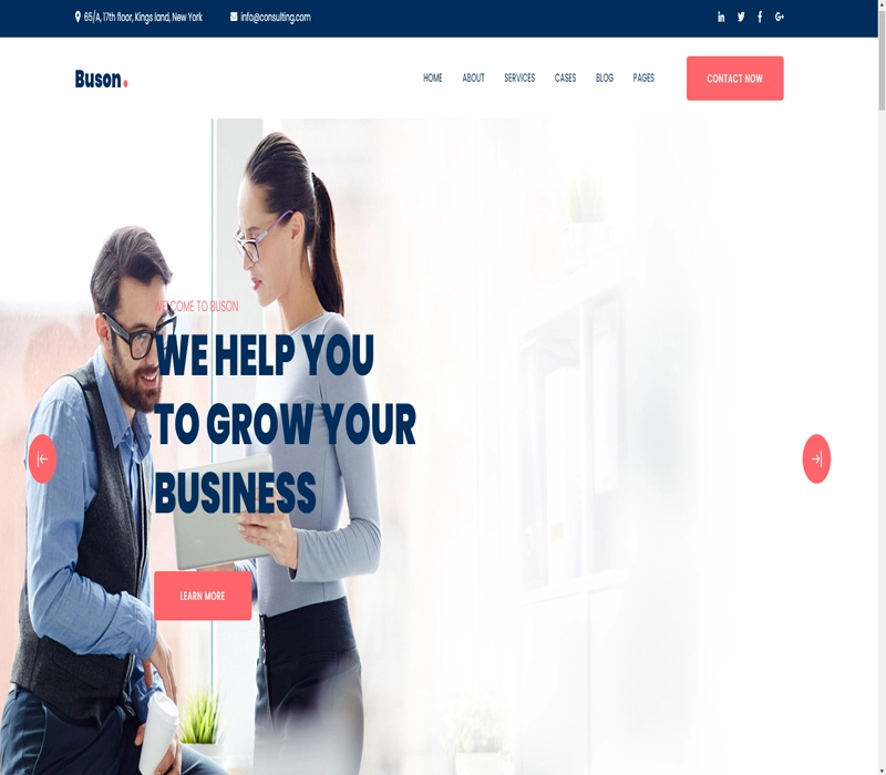 Buson website template