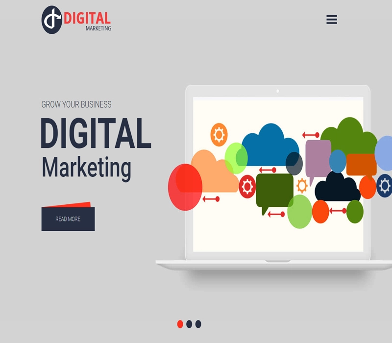 Digital website template