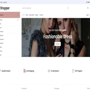 eshopper website template