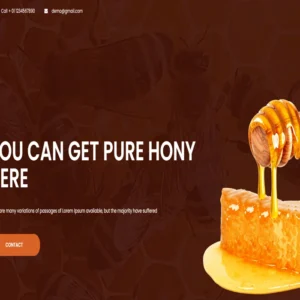 Honey website template