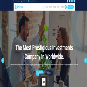 Investa website template