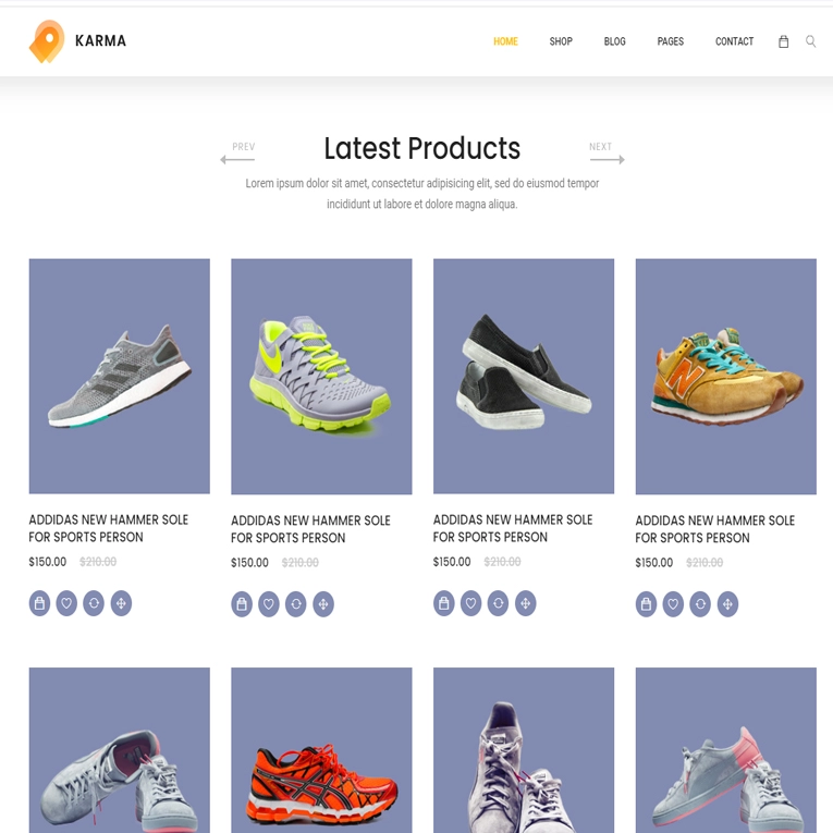 Karma website template - Image 2