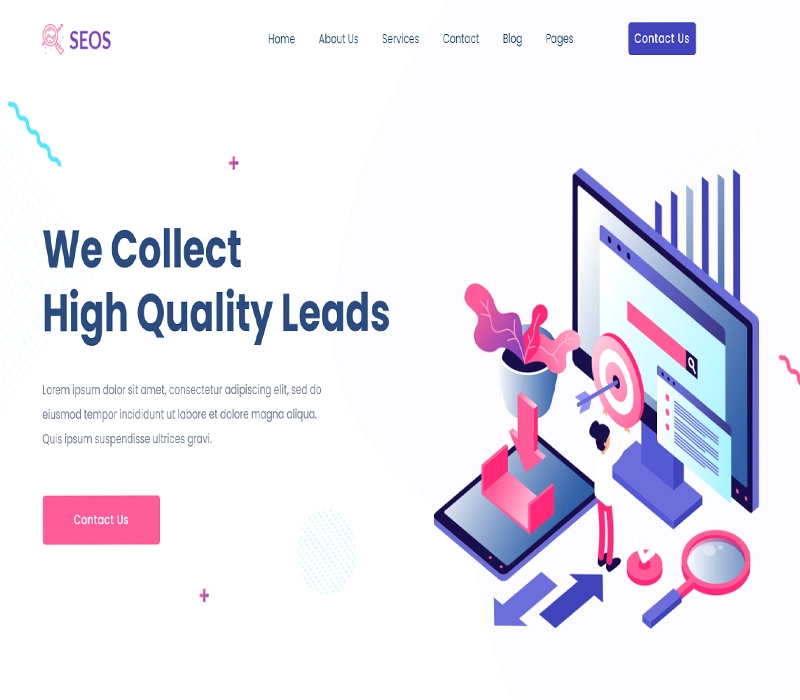 Seos website template