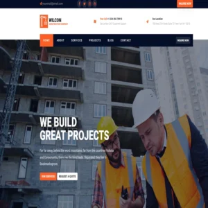 Wilcon - website template