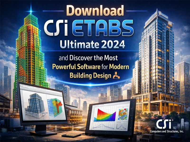 حمّل CSI ETABS Ultimate 2024 واكتشف أقوى برنامج لتصميم المباني الحديثة