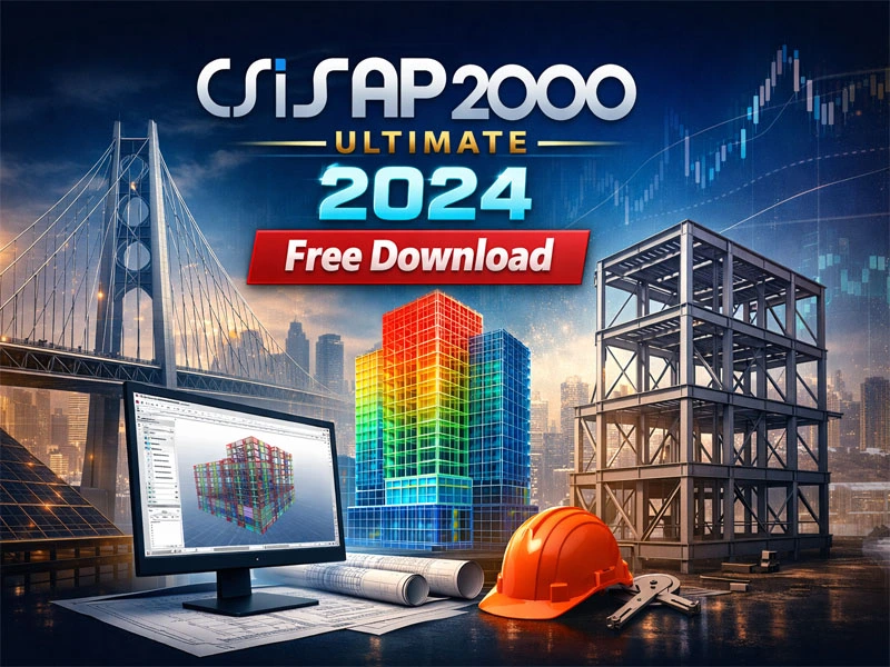 حمل برنامج CSI SAP2000 Ultimate 2024 – أقوى برنامج لتحليل وتصميم المنشآت الهندسية